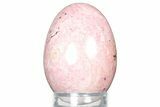 Polished Rhodonite Egg - Colorado #326768-1